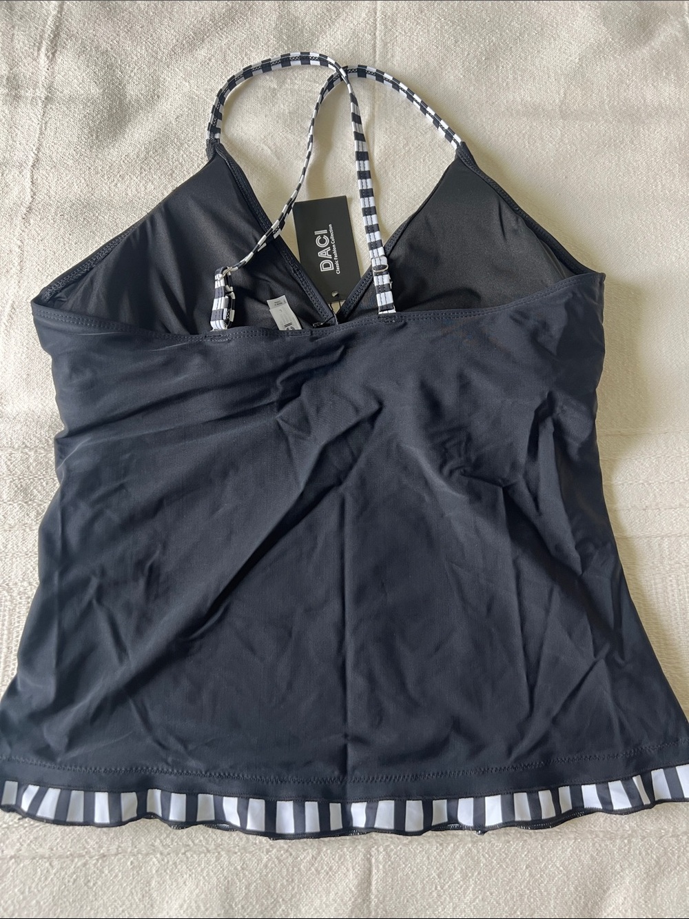 NWT Black Women's Tankini Top & Swim Skirt Set - Daci - Picture 7 of 9